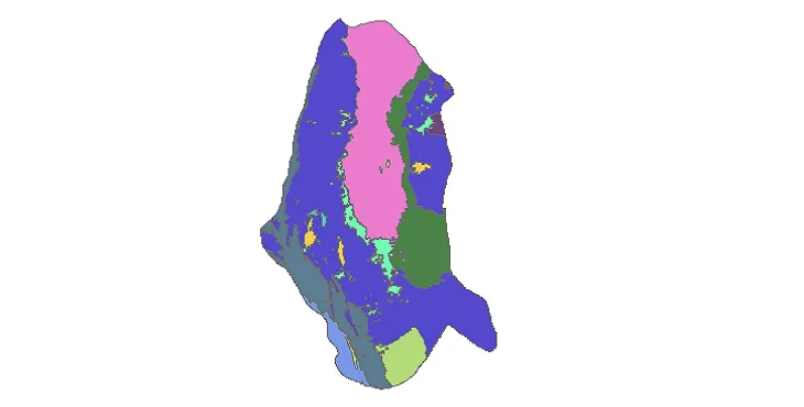 بروزترین نقشه شیپ فایل کاربری اراضی شهرستان بشرویه + PDF