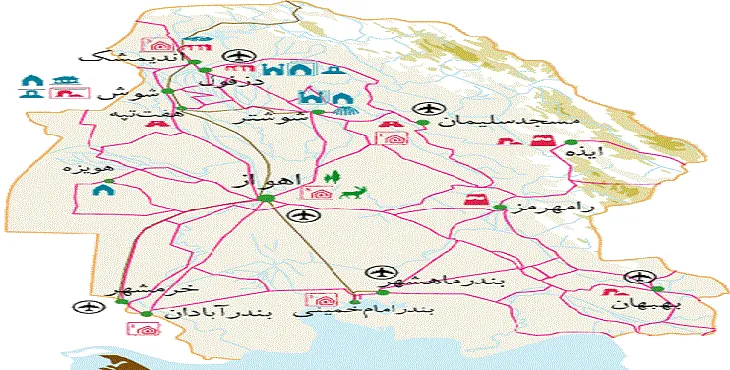 دانلود طرح جامع گردشگری استان خوزستان سال 87