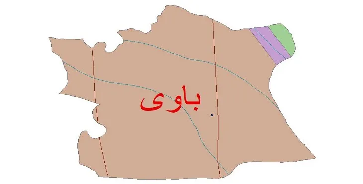 نقشه شیپ‌ فایل اقلیم‌شناسی شهرستان باوی + 7 لایه اقلیمی