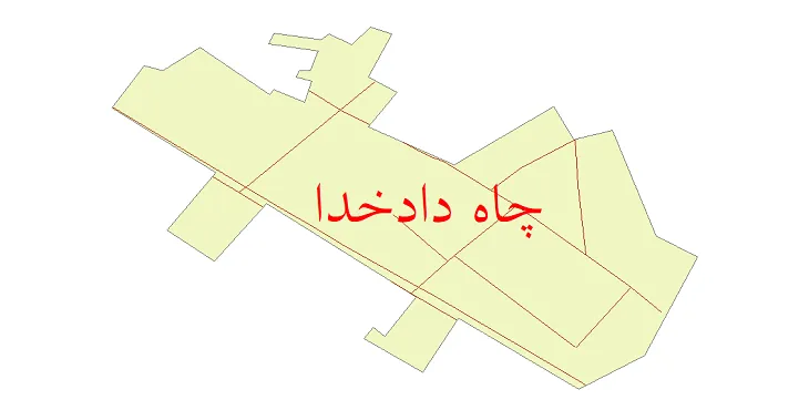 دانلود نقشه شیپ فایل شبکه معابر شهر چاه دادخدا