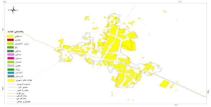 نقشه شیپ فایل (GIS) شهر آرمرده 1404 + عکس با کیفیت