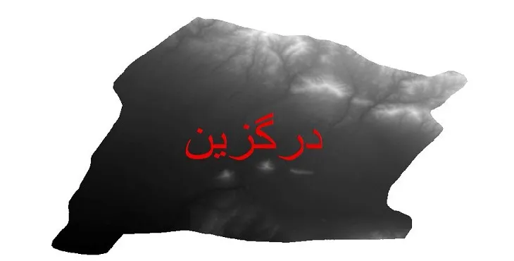 دانلود نقشه دم (DEM) شهرستان درگزین | دقت 30 متر