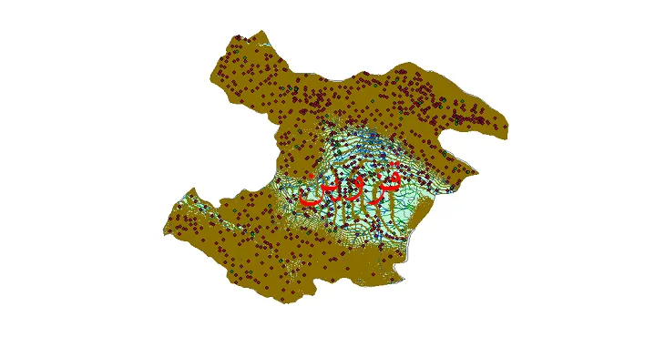 دانلود نقشه های شیپ فایل استان قزوین + کاملترین لایه GIS