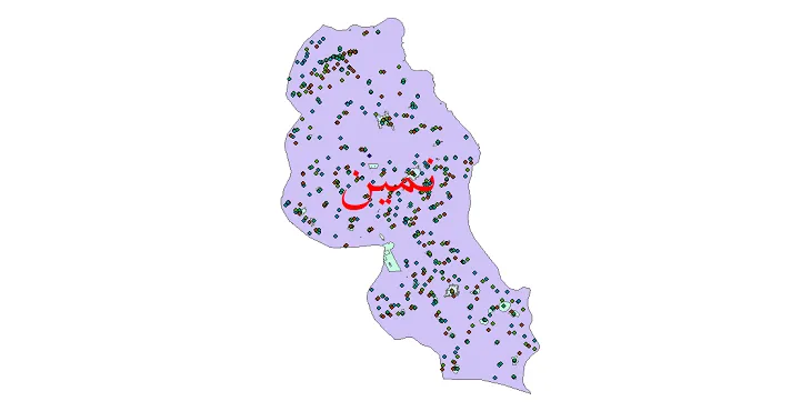 دانلود نقشه جمعیت نقاط شهری و روستایی شهرستان نمین از سال 1335 تا 1395