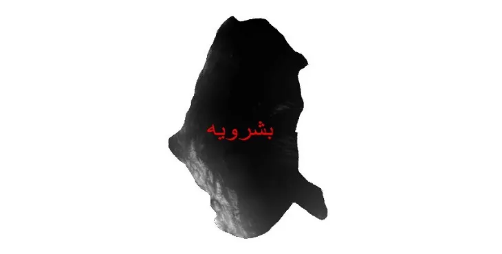 دانلود نقشه دم (DEM) شهرستان بشرویه | دقت 30 متر
