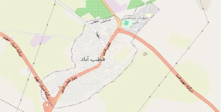 دانلود نقشه شهر قطب آباد + pdf با کیفیت بالا