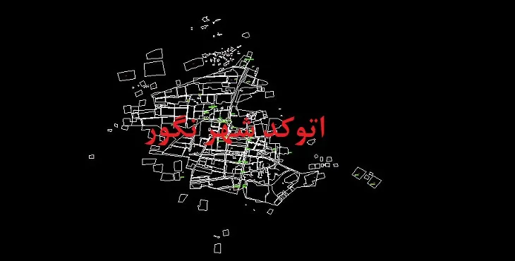دانلود نقشه اتوکد شهر نگور