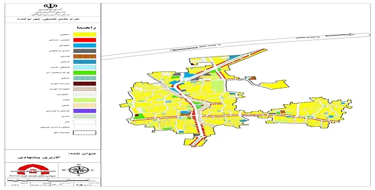 دانلود طرح جامع-تفصیلی شهر نوکنده سال 97+آلبوم نقشه ها