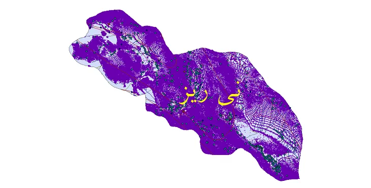 دانلود نقشه های شیپ فایل شهرستان نی ریز + کاملترین لایه GIS