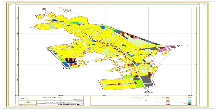 دانلود نقشه کاربری اراضی شهر هرات | وضع موجود+پیشنهادی