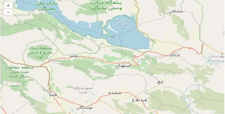 دانلود نقشه شهرستان استهبان + pdf با کیفیت بالا