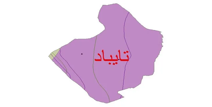 نقشه شیپ‌ فایل اقلیم‌شناسی شهرستان تایباد + 7 لایه اقلیمی