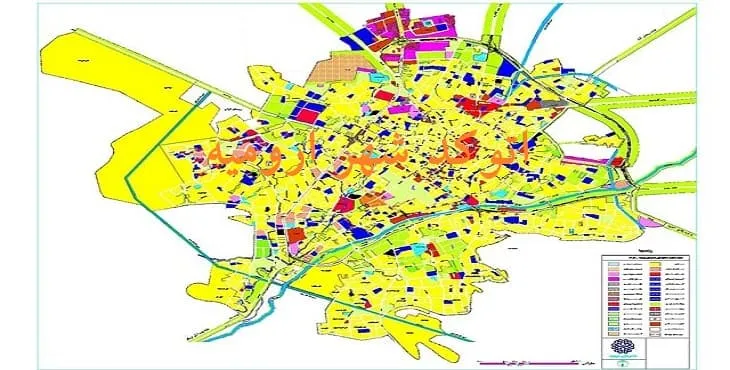 دانلود نقشه اتوکد (Autocad) طرح تفصیلی شهر ارومیه