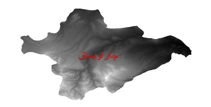 دانلود نقشه دم (DEM) شهرستان چاراویماق | دقت 30 متر