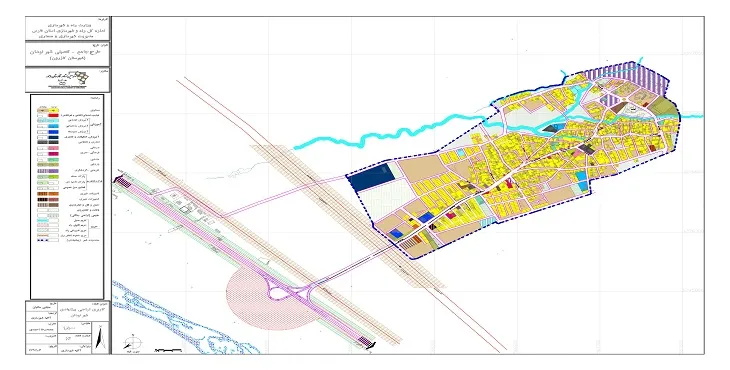 دانلود آلبوم نقشه های طرح جامع-تفصیلی شهر نودان