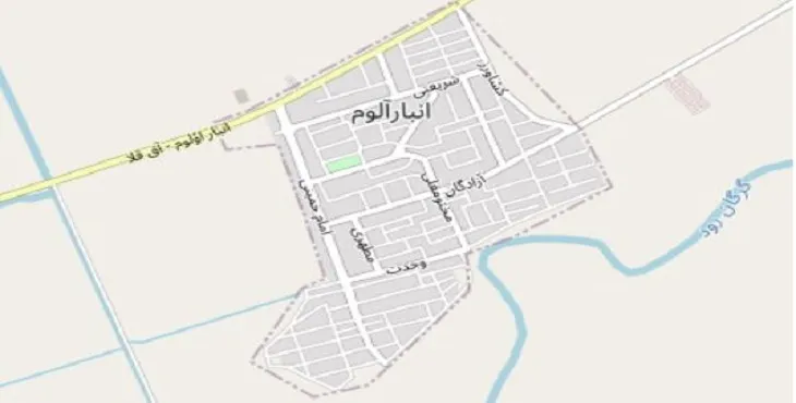 دانلود نقشه شهر انبارآلوم + pdf با کیفیت بالا