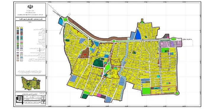 دانلود طرح جامع-تفصیلی شهر نقنه سال 93 + آلبوم نقشه ها