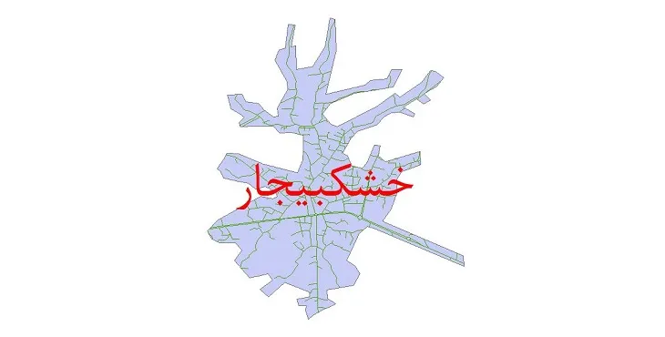 دانلود نقشه شیپ فایل شبکه معابر شهر خشکبیجار