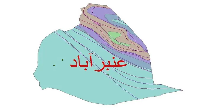 نقشه شیپ‌ فایل اقلیم‌شناسی شهرستان عنبرآباد + 7 لایه اقلیمی