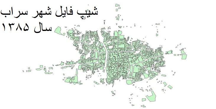 دانلود شیپ فایل بلوک آماری شهر سراب