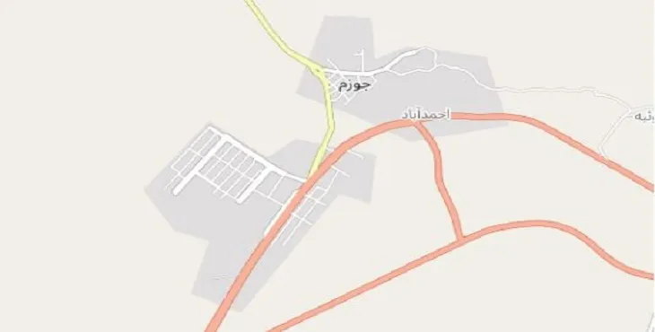 دانلود نقشه شهر جوزم + pdf با کیفیت بالا