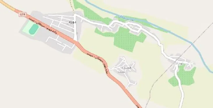 دانلود نقشه شهر دوزه + pdf با کیفیت بالا