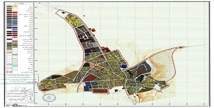 دانلود آلبوم نقشه های طرح جامع شهر چادگان