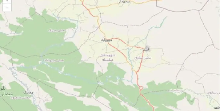 دانلود نقشه شهرستان سلسله + pdf با کیفیت بالا