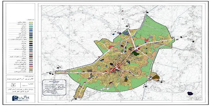 دانلود آلبوم نقشه های طرح جامع شهر فومن
