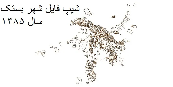 دانلود شیپ فایل بلوک آماری شهر بستک