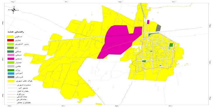 نقشه شیپ فایل (GIS) شهر وایقان 1404 + عکس با کیفیت