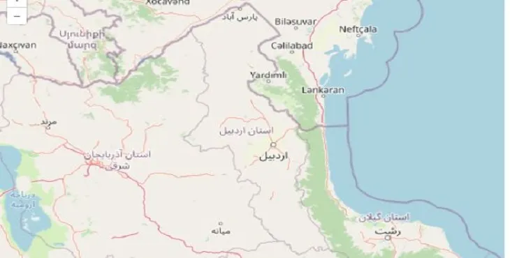 دانلود نقشه استان اردبیل + pdf با کیفیت بالا