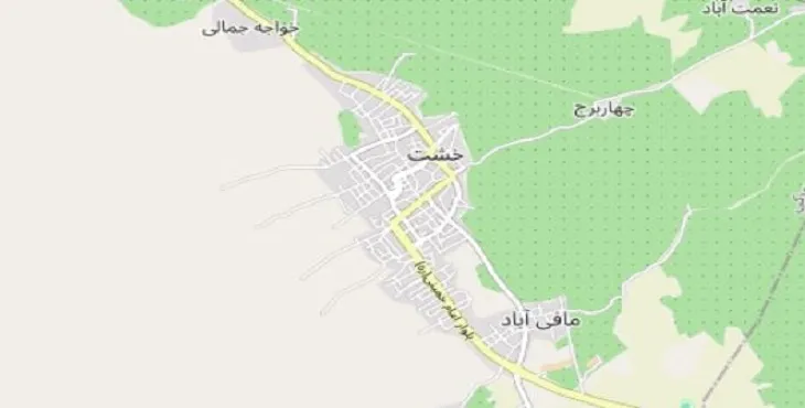 دانلود نقشه شهر خشت + pdf با کیفیت بالا