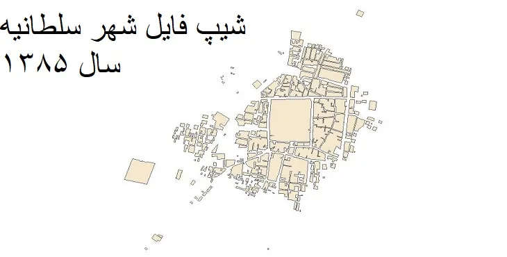 دانلود شیپ فایل بلوک آماری شهر سلطانیه