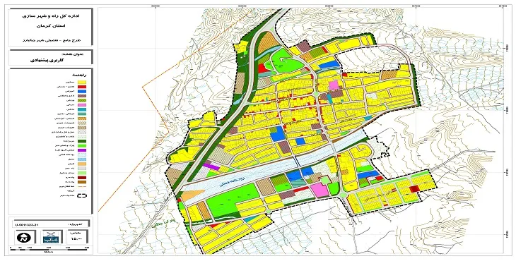 دانلود طرح جامع-تفصیلی شهر جبالبارز سال 96+آلبوم نقشه ها