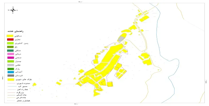 جدیدترین نقشه شهر گراب سفلی | قابل چاپ + کیفیت بالا