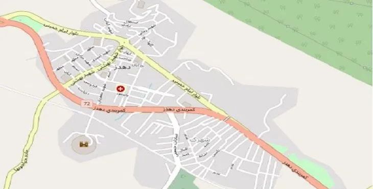 دانلود نقشه شهر دهدز + pdf با کیفیت بالا