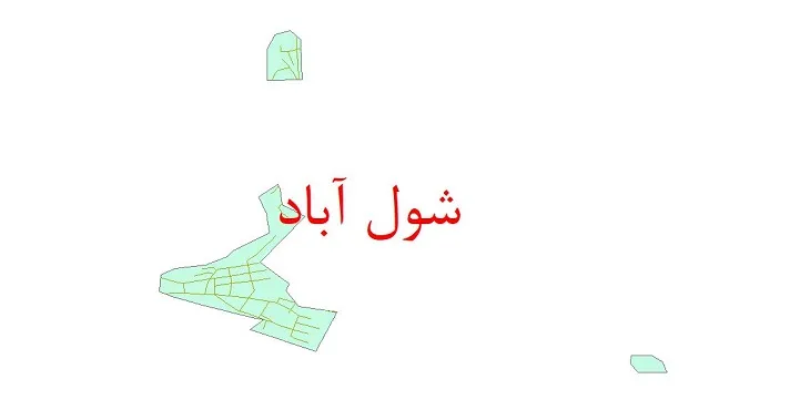 دانلود نقشه شیپ فایل شبکه معابر شهر شول آباد