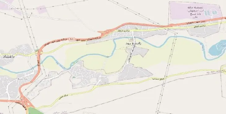 دانلود نقشه شهر زاینده رود + pdf با کیفیت بالا