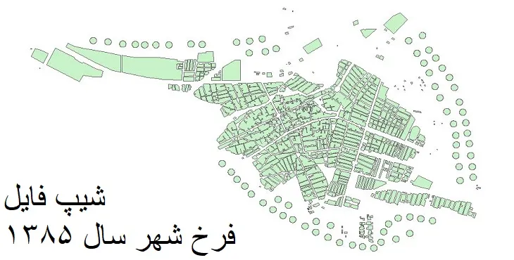 دانلود شیپ فایل بلوک آماری شهر فرخشهر