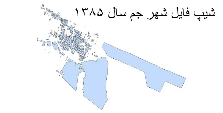 دانلود شیپ فایل بلوک آماری شهر جم
