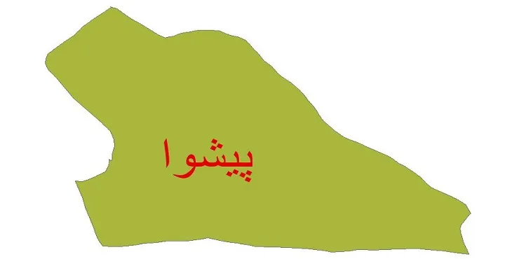 نقشه شیپ‌ فایل اقلیم‌شناسی شهرستان پیشوا + 7 لایه اقلیمی