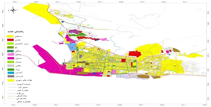 جدیدترین نقشه شهر چابهار | قابل چاپ + کیفیت بالا
