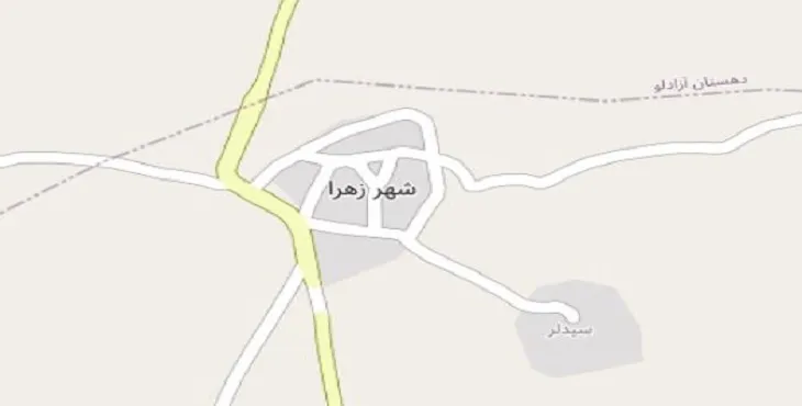 دانلود نقشه شهر زهرا + pdf با کیفیت بالا