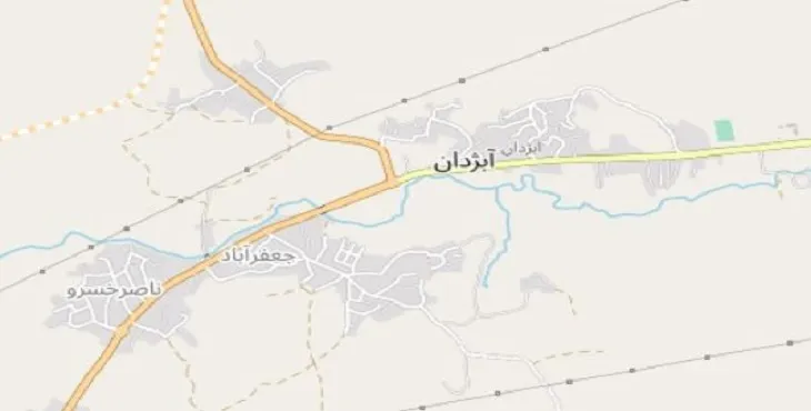دانلود نقشه شهر آبژدان + pdf با کیفیت بالا