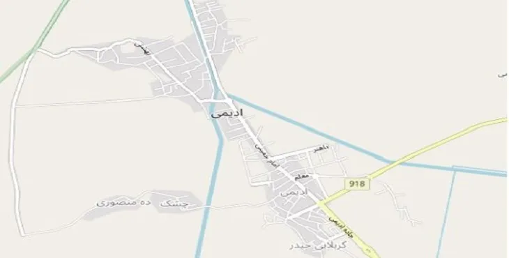 دانلود نقشه شهر ادیمی + pdf با کیفیت بالا