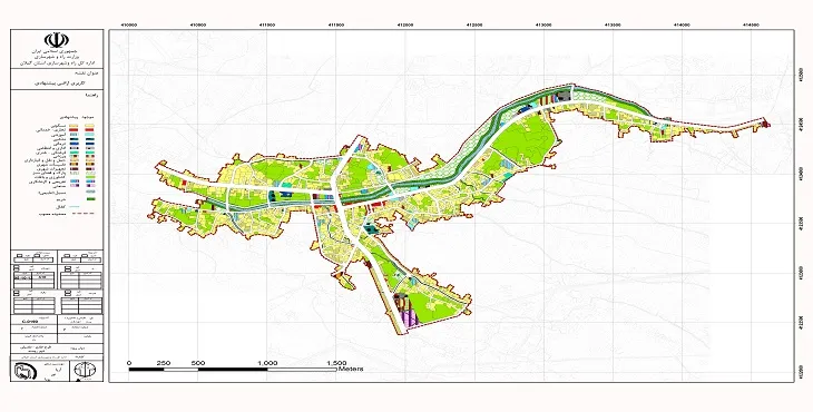 دانلود آلبوم نقشه های طرح جامع-تفصیلی شهر رودبنه