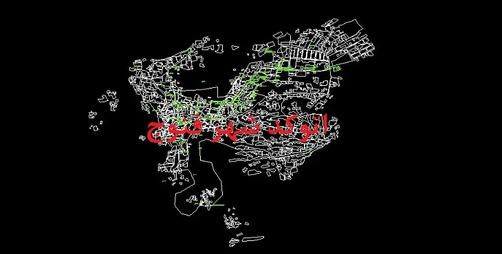 دانلود نقشه اتوکد شهر فنوج