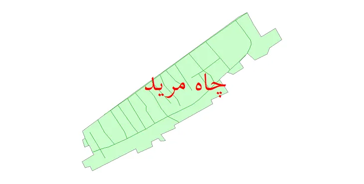 دانلود نقشه شیپ فایل شبکه معابر شهر چاه مرید