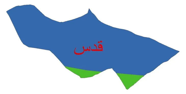 نقشه شیپ‌ فایل اقلیم‌شناسی شهرستان قدس + 7 لایه اقلیمی